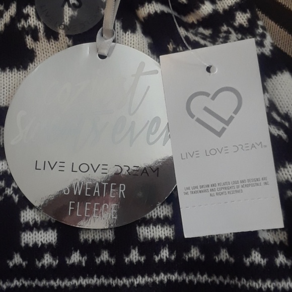 Black and White NWT Holiday Sweater XS - Picture 4 of 7